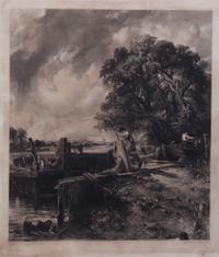 After John Constable, (British, 1776-1837), The Cornfield and The Lock (two works)