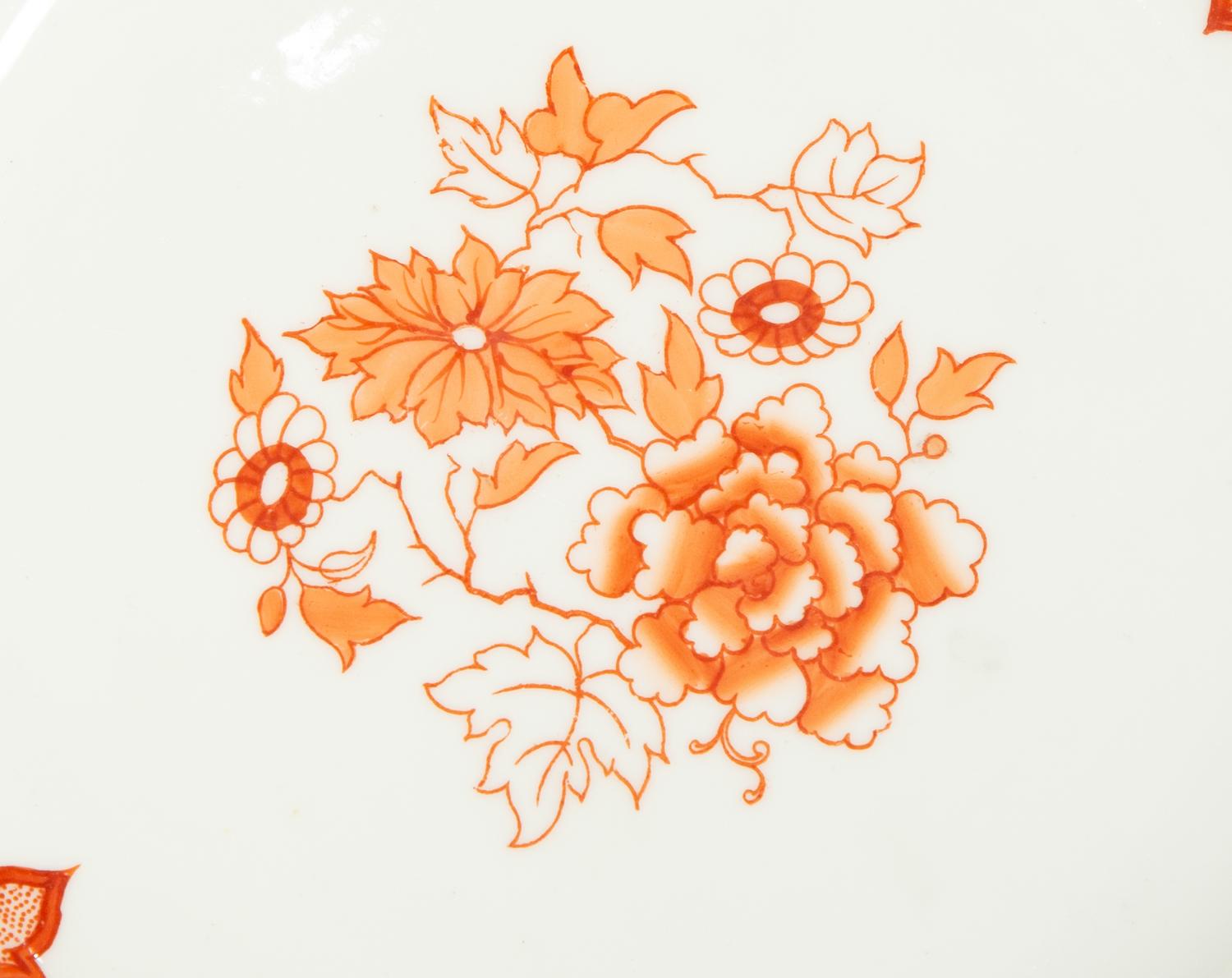 A Set of Twelve Royal Crown Derby Porcelain Plates