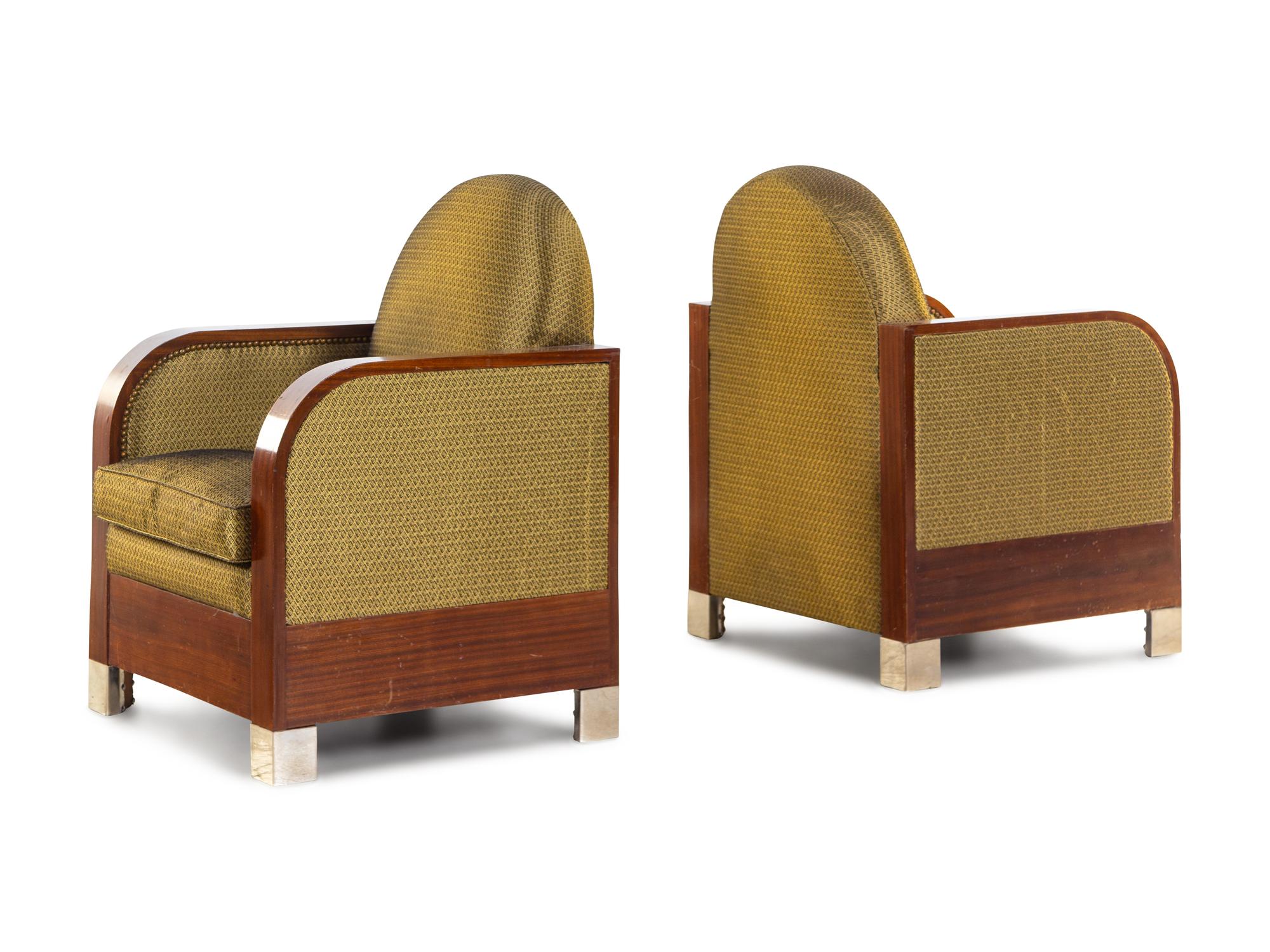 Pair of Club Chairs