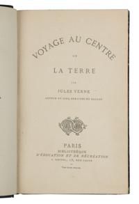 VERNE, Jules (1828-1905). Voyage au Centre de La Terre . Paris: J. Hetzel, n.d. [1864].