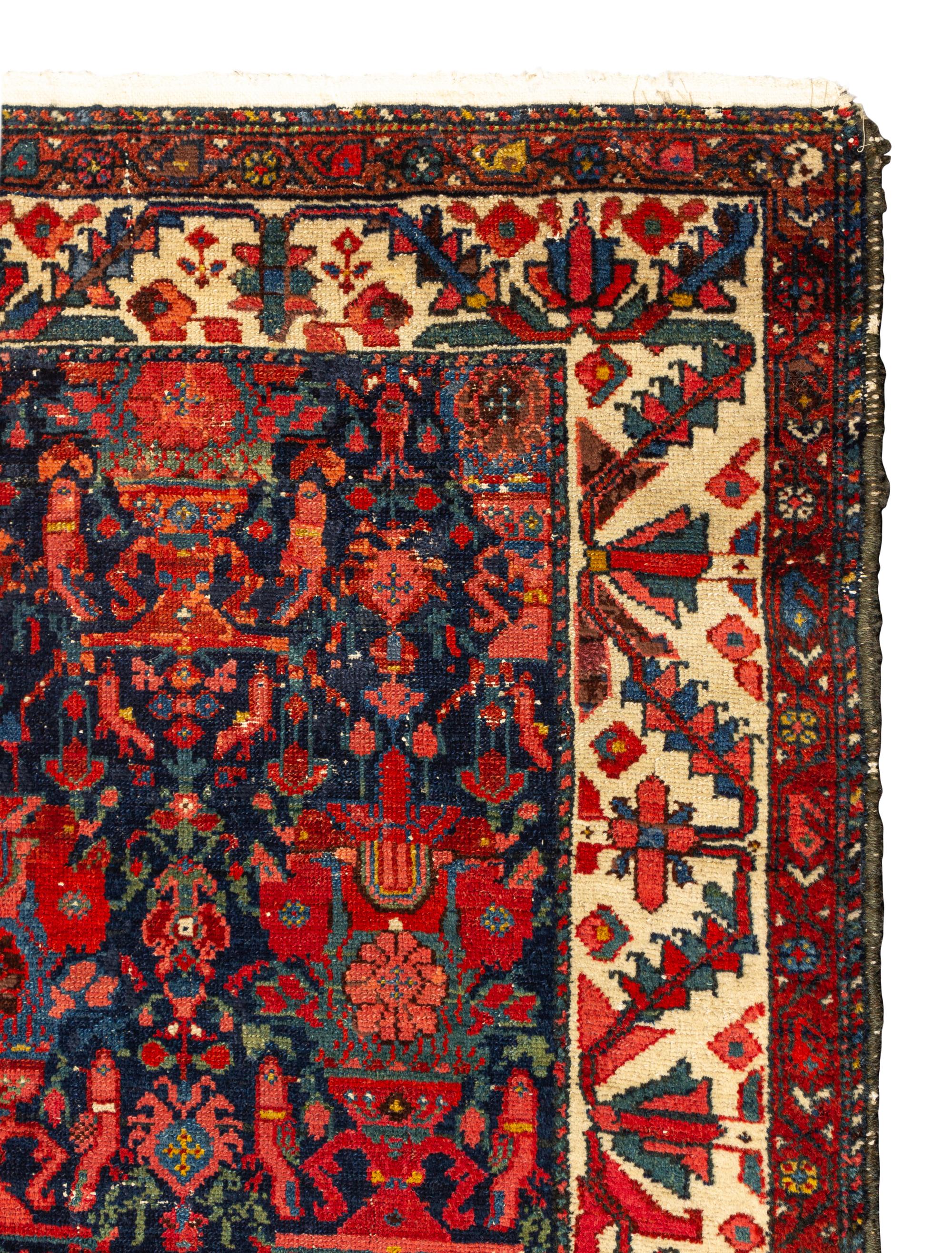 A Hamadan Wool Rug