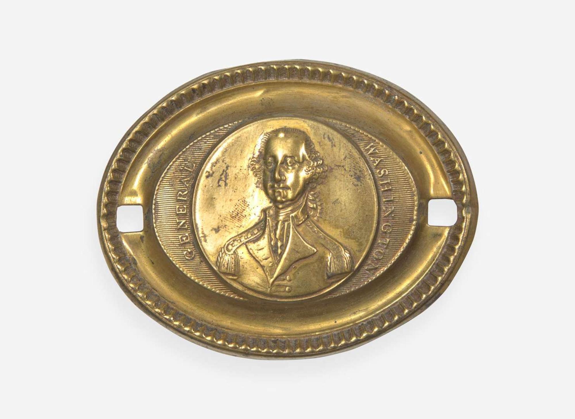 An assorted group of Federal brass household accessories, late 18th / early 19th century