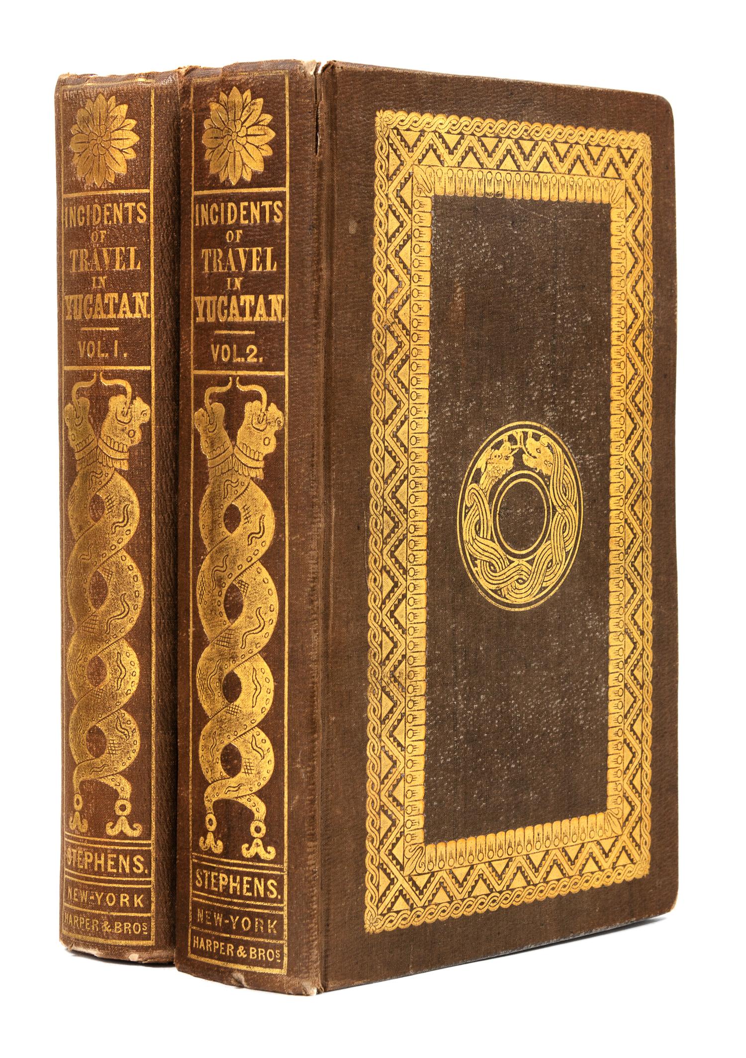 STEPHENS, John Lloyd (1805-1852). Incidents of Travel in Yucatan. New York: Harper & Brothers, 1843.