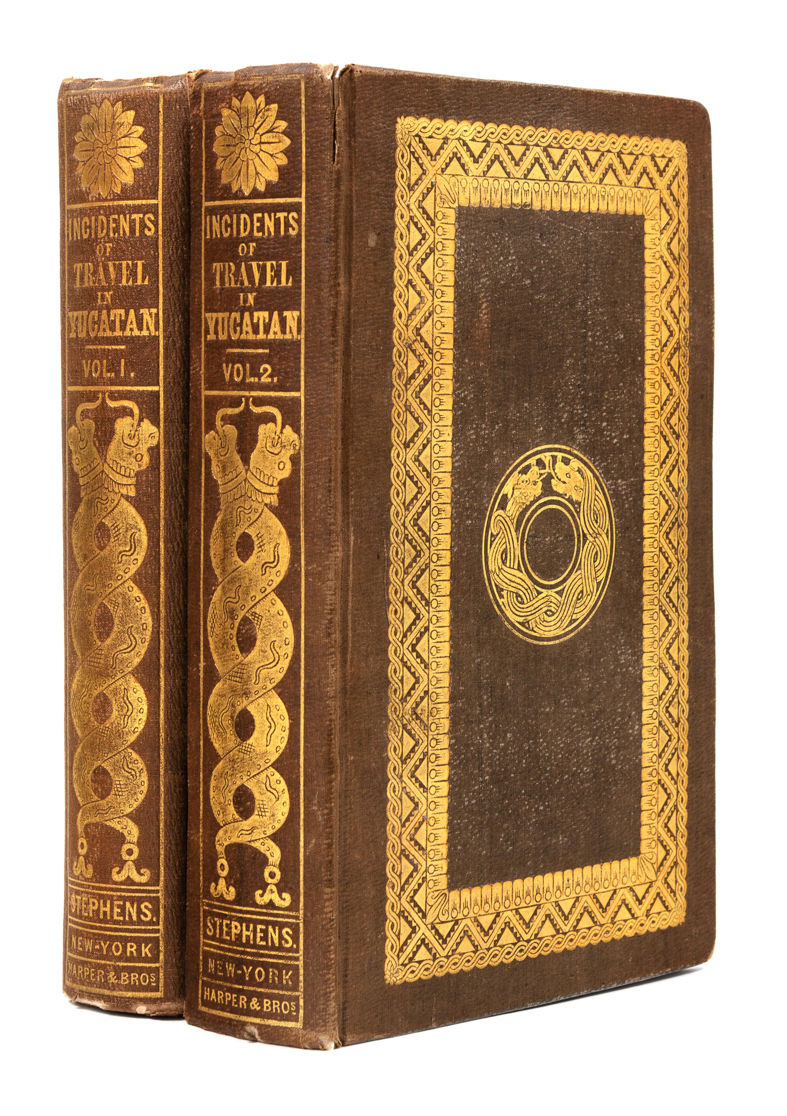 STEPHENS, John Lloyd (1805-1852). Incidents of Travel in Yucatan. New York: Harper & Brothers, 1843.
