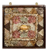 A Shellwork and Crab Specimen Sailor's Valentine