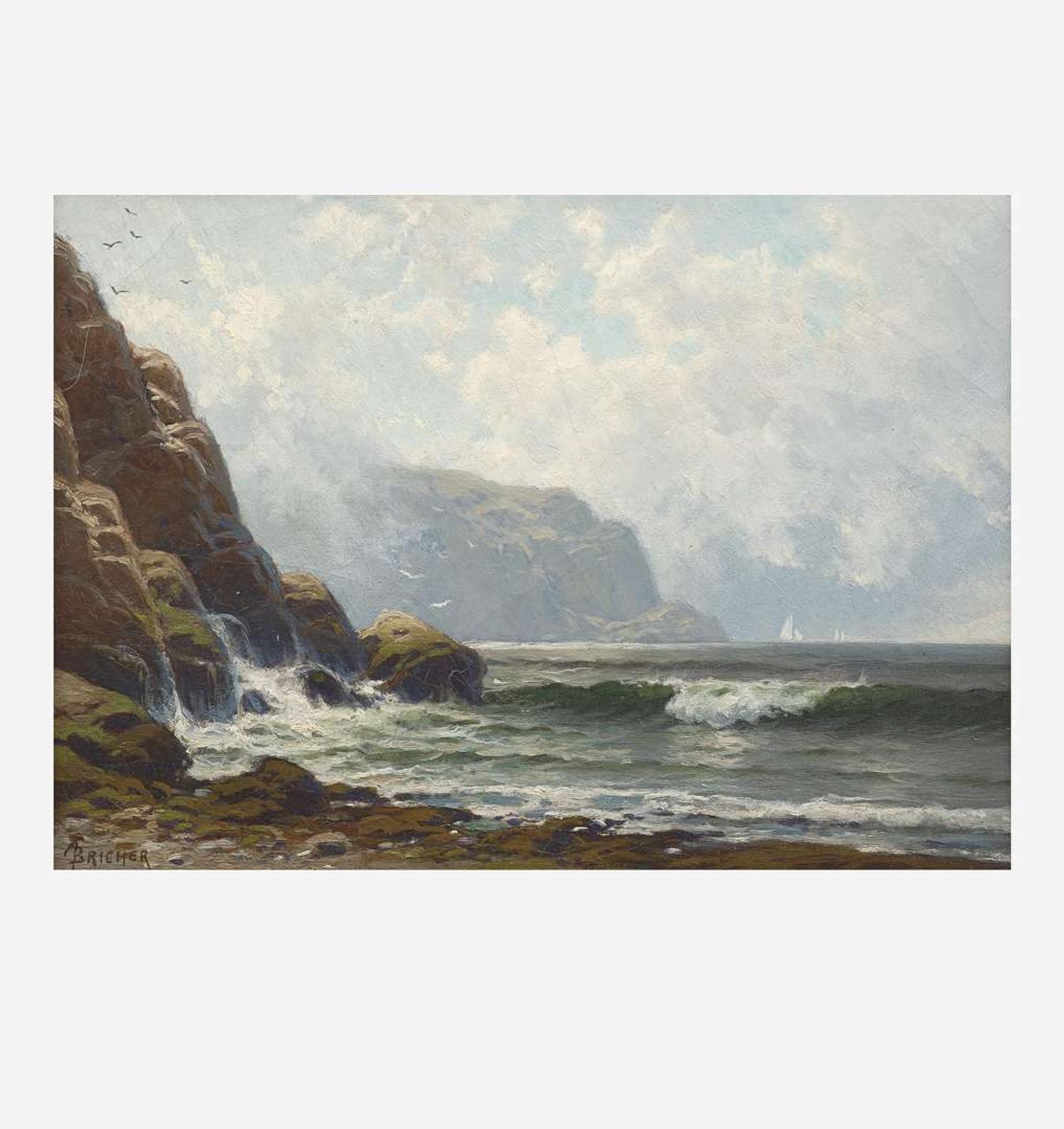 Alfred Thompson Bricher (American, 1837-1908) Monhegan Island