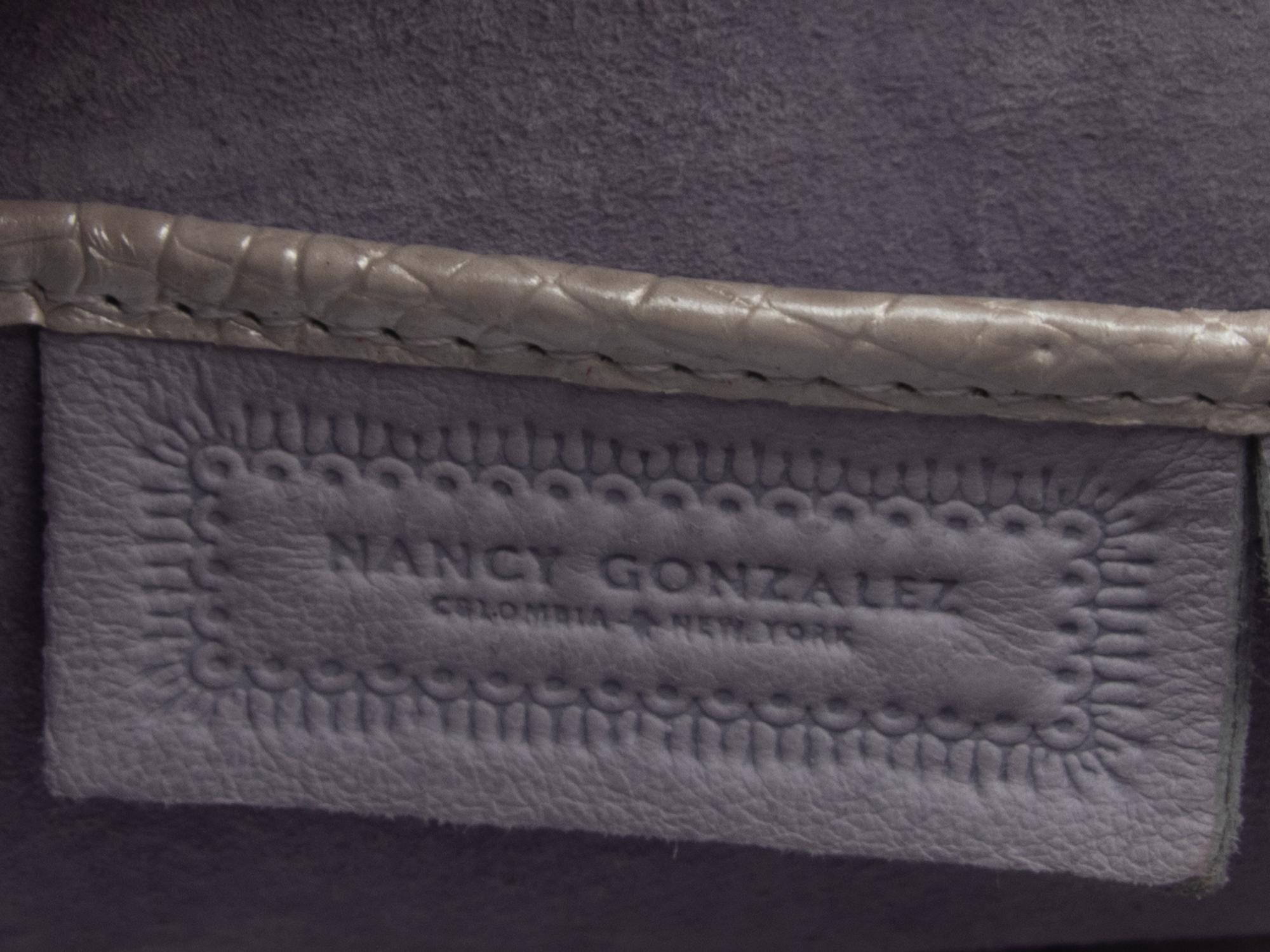 Two Nancy Gonzalez Crocodile Handbags