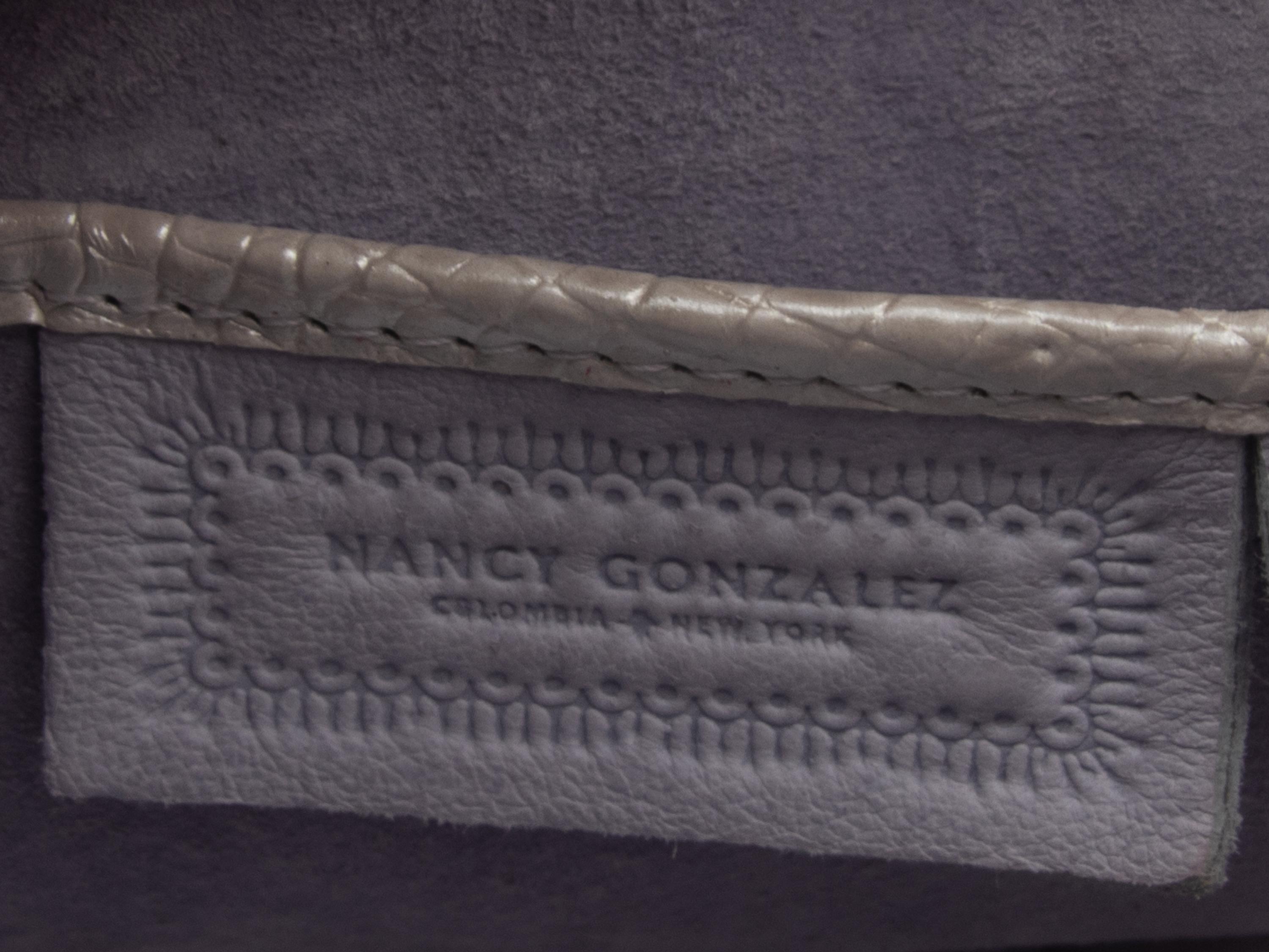 Two Nancy Gonzalez Crocodile Handbags