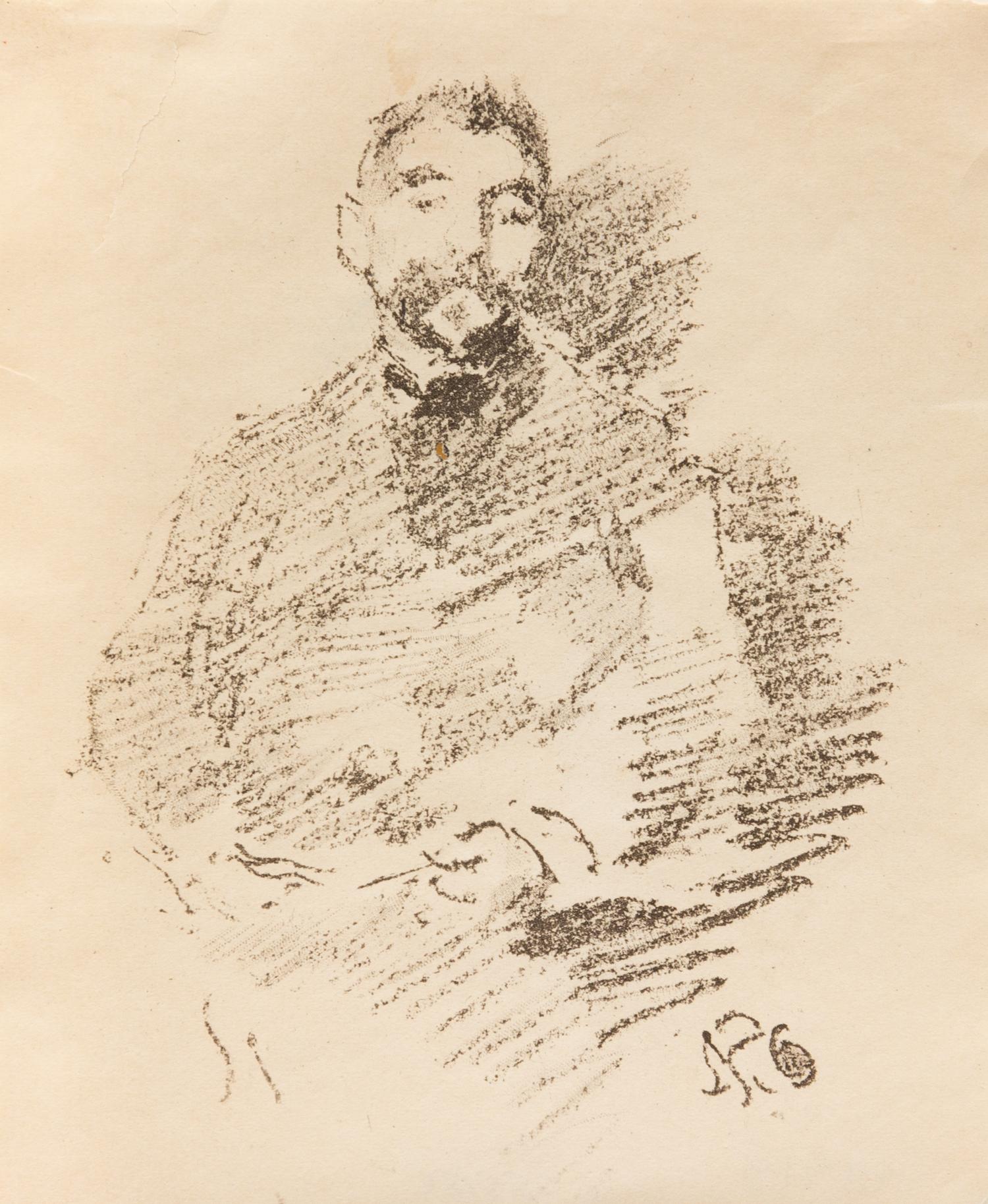 James Abbott McNeill Whistler, (American, 1834-1903), a group of 7 lithographs including Firelight – Joseph Pennell, No. 1, 1896 (3); T