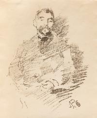 James Abbott McNeill Whistler, (American, 1834-1903), a group of 7 lithographs including Firelight – Joseph Pennell, No. 1, 1896 (3); T