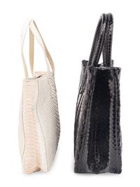 Two Alaïa Snakeskin Totes