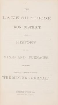 [Americana] Group of 5 Titles Related To The Iron District of Lake Superior