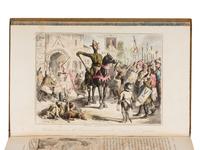 [FINE BINDINGS] -- A'BECKETT, Gilbert Abbott (1811-1856). John LEECH (1817-1864), illustrator. The Comic History of England. London: The Punch Office, 1847-1848. Vol. I-II. --The Comic History of Rome . London: Bradbury and Evans, [ca 1851]. Vol. III.