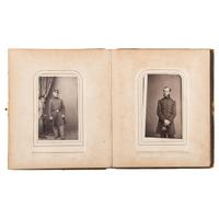 Civil War CDV Album of Union Generals, Most by Brady/Anthony