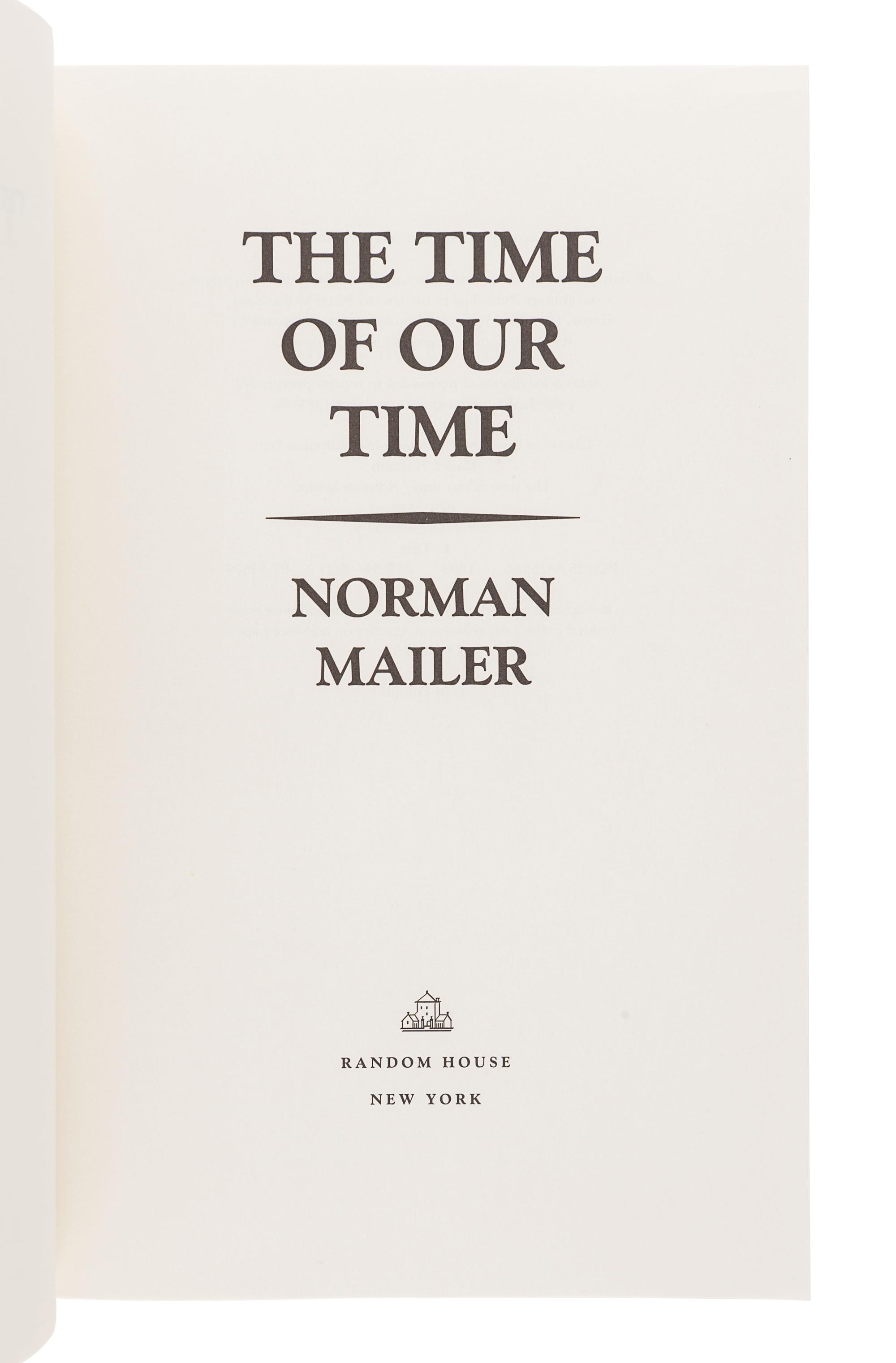 [MAILER, Norman (1923-2007)]. A group of 5 FIRST EDITIONS, comprising: