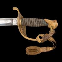 Cased Clauberg Model 1850 Foot Officers Sword Presented to Lt. Asaph Dodge of the 116th NY with Belt and Sash
