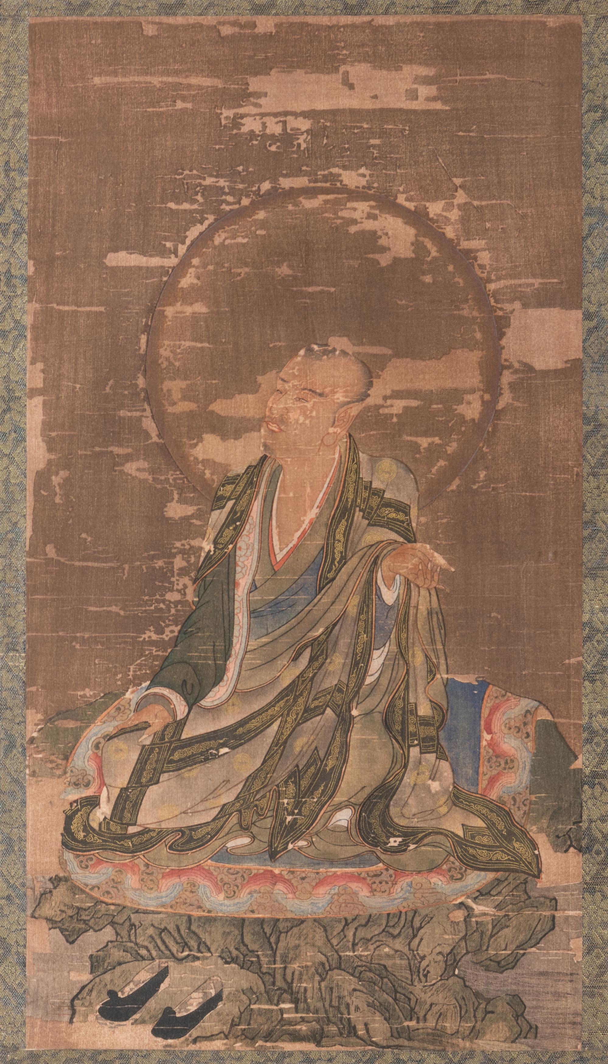 Two Japanese Prints on Silk