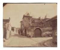A pair of photographs ( 5e arrondissement, 1899 (rue Saint-Médard) , 1899-1900; Gentilly – ancien château , 1901)