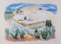 Reuven Rubin, Romanian/Israeli 1893-1974, View of Jerusalem