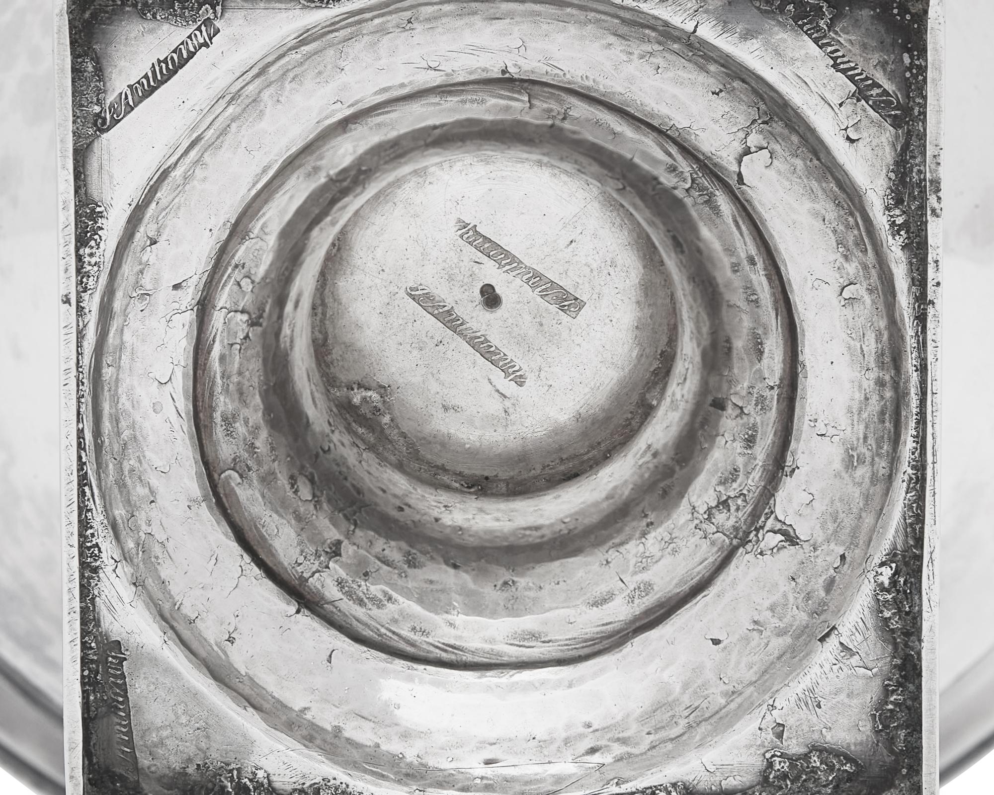 A Federal Silver Waste Bowl