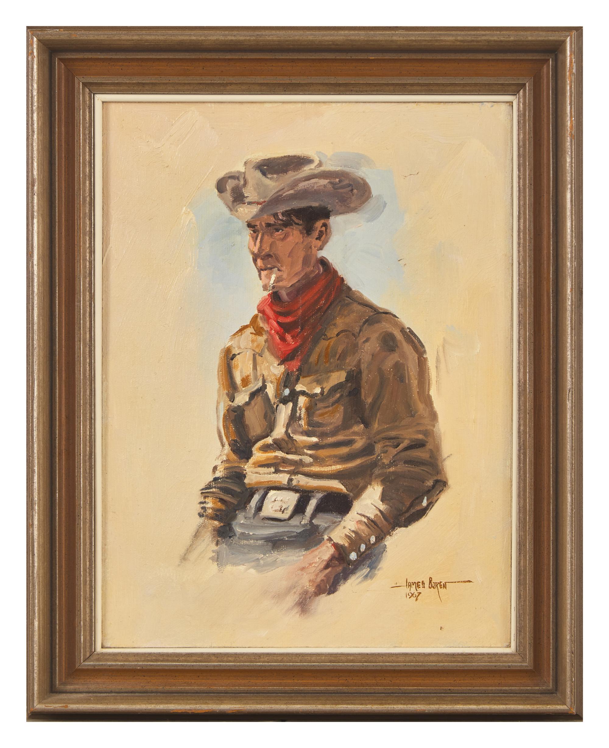 Cowboy Smoking , 1967
