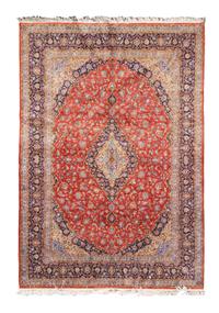A Kashan Silk Rug