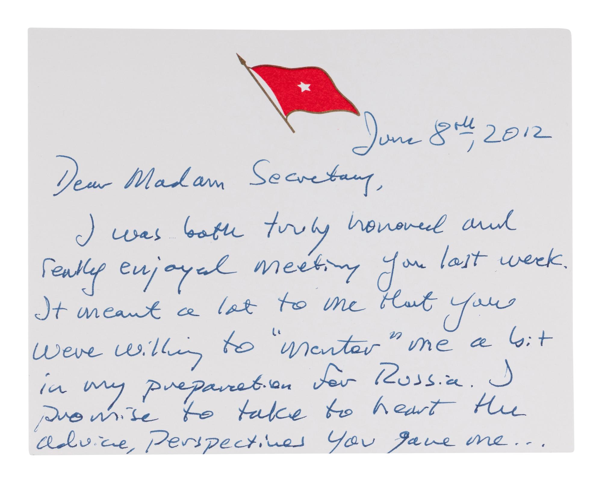 MEMOIRS A group of 4 FIRST EDITIONS INSCRIBED TO SECRETARY ALBRIGHT: