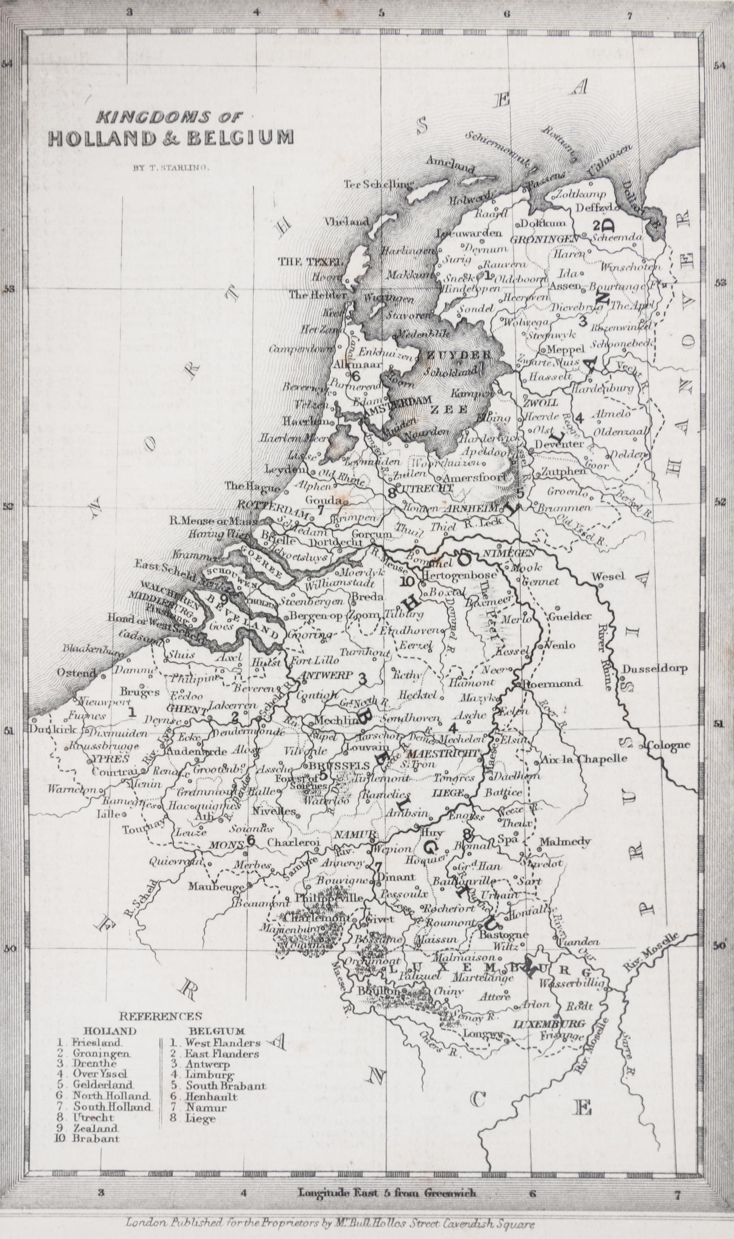(ATLAS) STARLING, THOMAS. The Royal Cabinet Atlas. London, [1840]