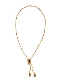 YELLOW GOLD SLIDE NECKLACE