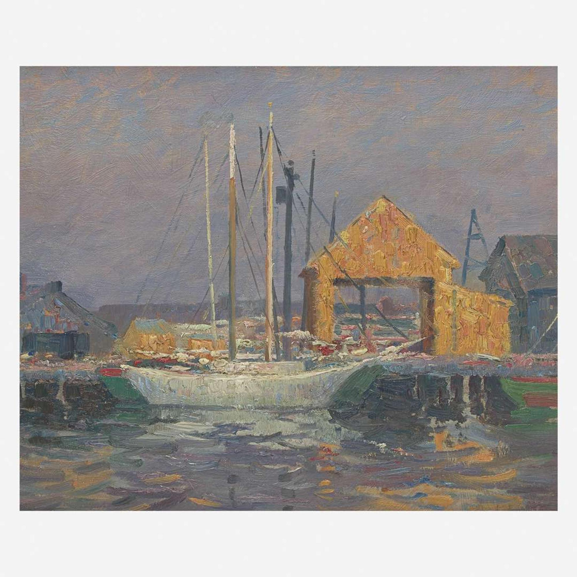 Lee Lash (American, 1864-1935) Atlantic City Inlet