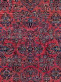 A Sarouk Wool Rug