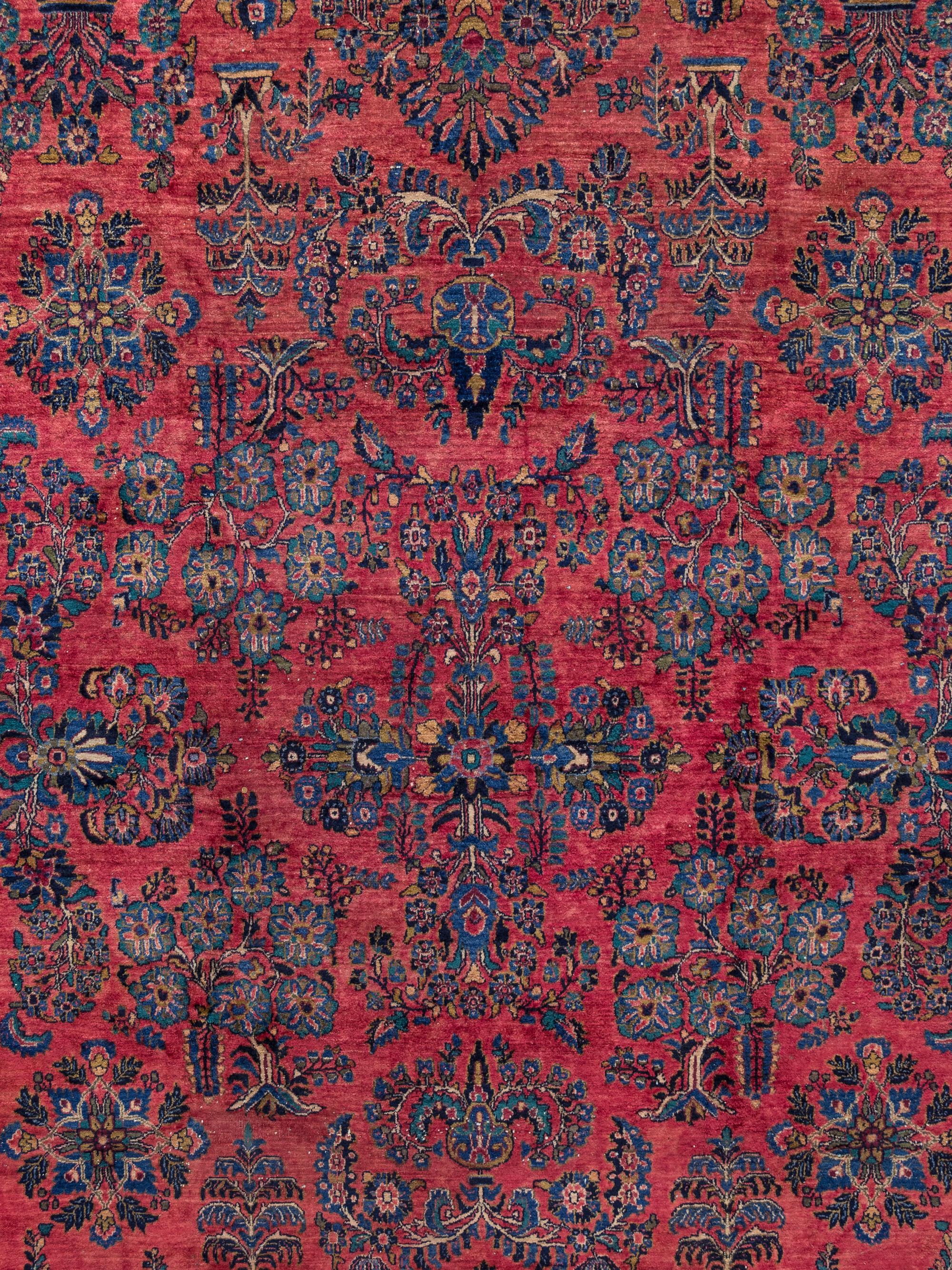 A Sarouk Wool Rug