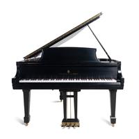 A Steinway and Sons Black Lacquer Model S Baby Grand Piano