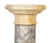 A Continental Bi-Color Marble Pedestal