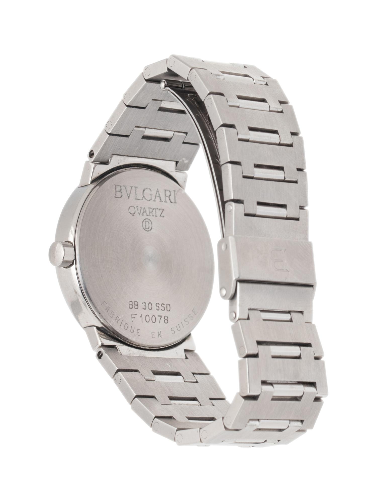 BULGARI, STAINLESS STEEL 'BULGARI BULGARI' WATCH