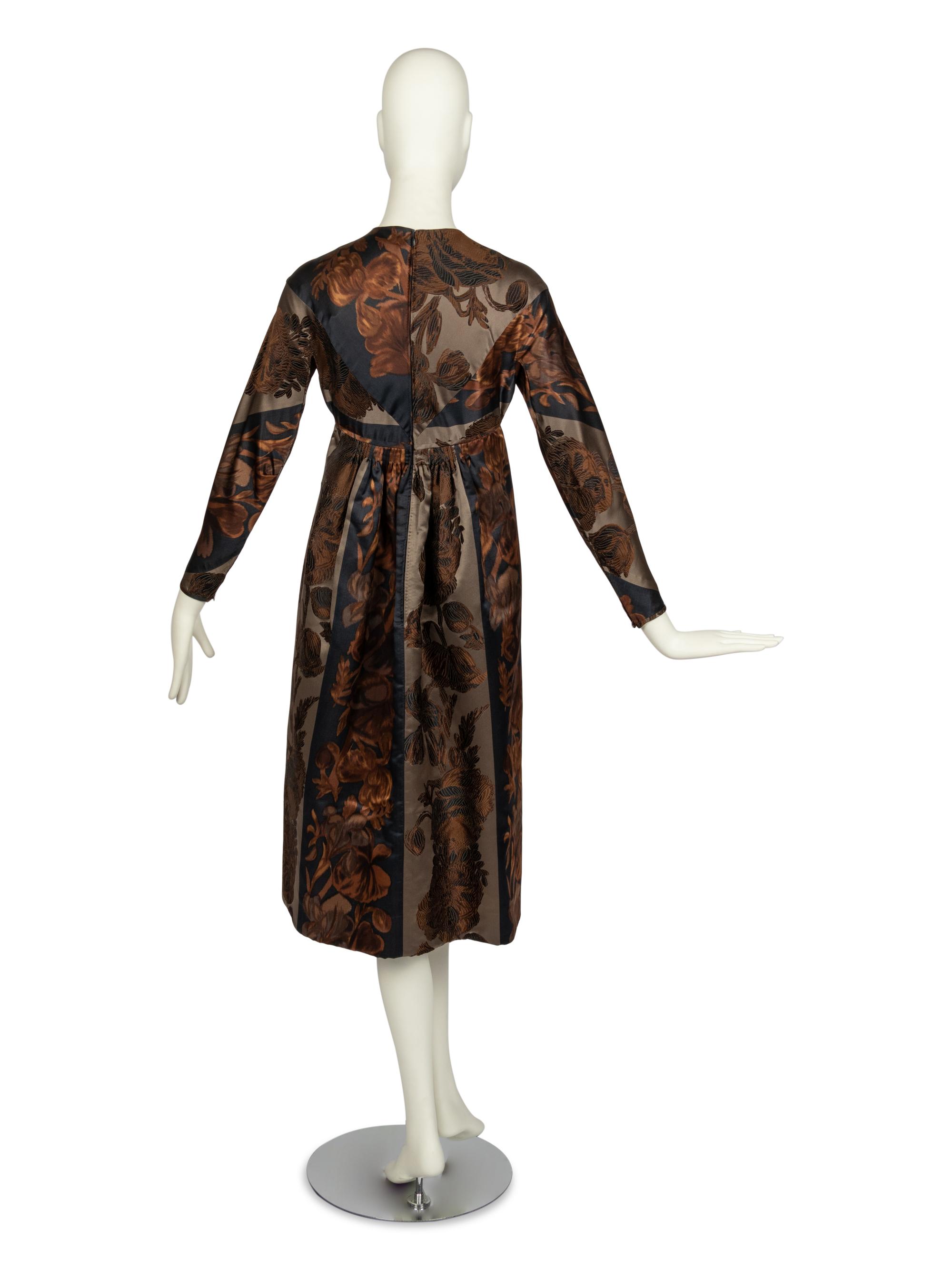 Galanos Silk Dress, 1960s