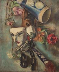 William Baziotes (American, 1912-1963) - Still Life with Masks