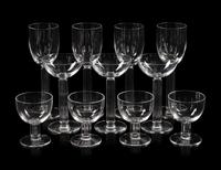 A Libbey Embassy Glass Stemware Service