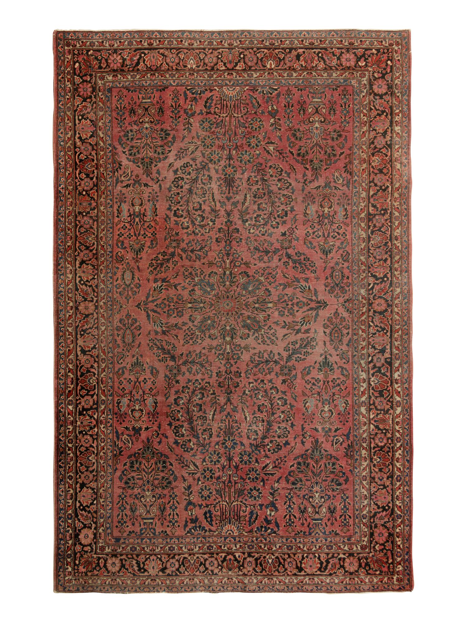 A Sarouk Wool Rug