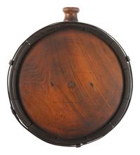 [CIVIL WAR]. Confederate cedar wooden canteen.