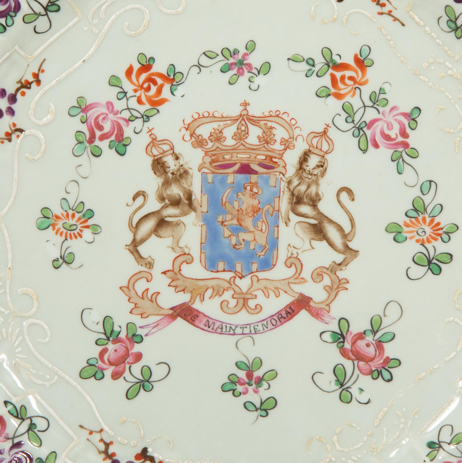 A Group of Samson Armorial Porcelain Dinnerware