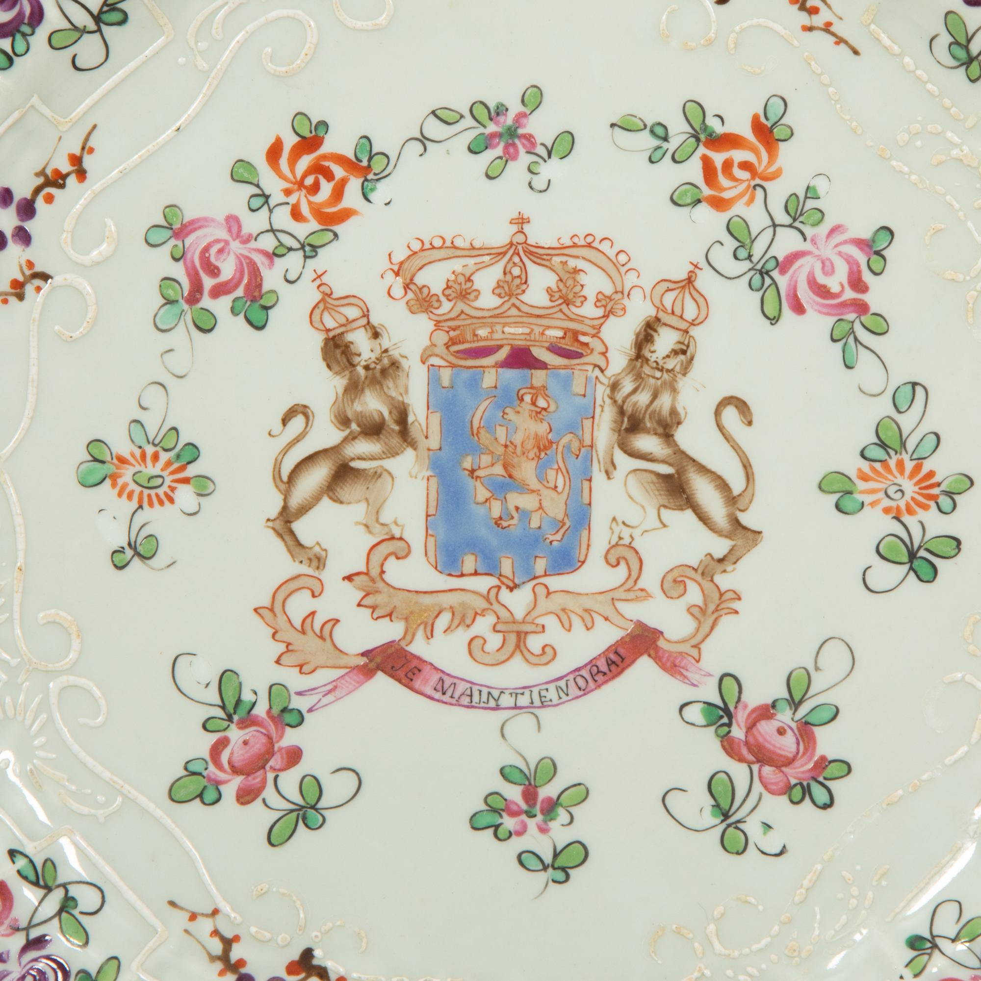 A Group of Samson Armorial Porcelain Dinnerware