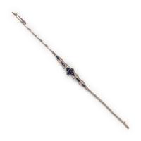 SAPPHIRE AND DIAMOND BRACELET