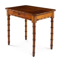 An English Simulated Bamboo Dressing Table