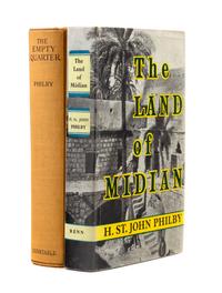 PHILBY, Harry St. John Bridger (1885-1960). The Empty Quarter. London: Constable, 1933. 8vo. 3 folding maps and plans, numerous photogr