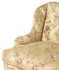 A Pair of George II Style Parcel-Gilt Walnut Settees