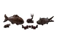 Five Chinese Figures of Animals