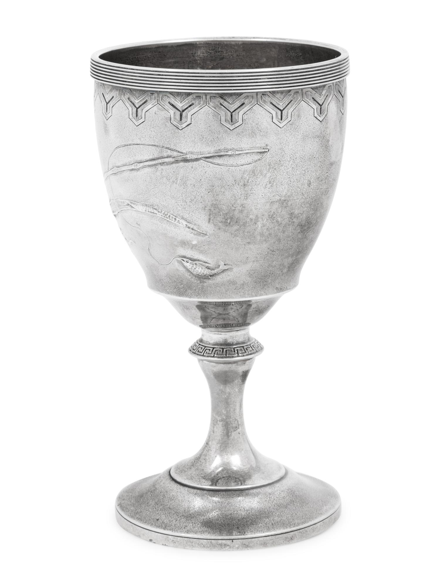 An American Aesthetic Movement Silver Chalice