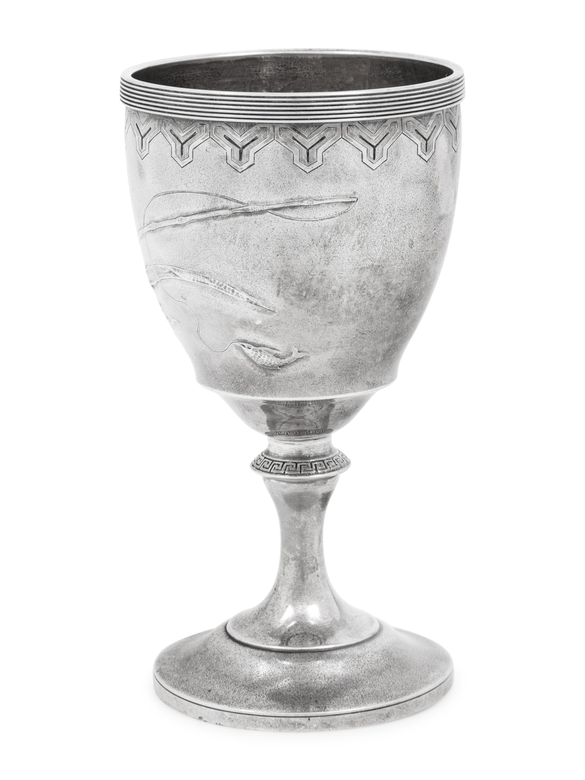An American Aesthetic Movement Silver Chalice