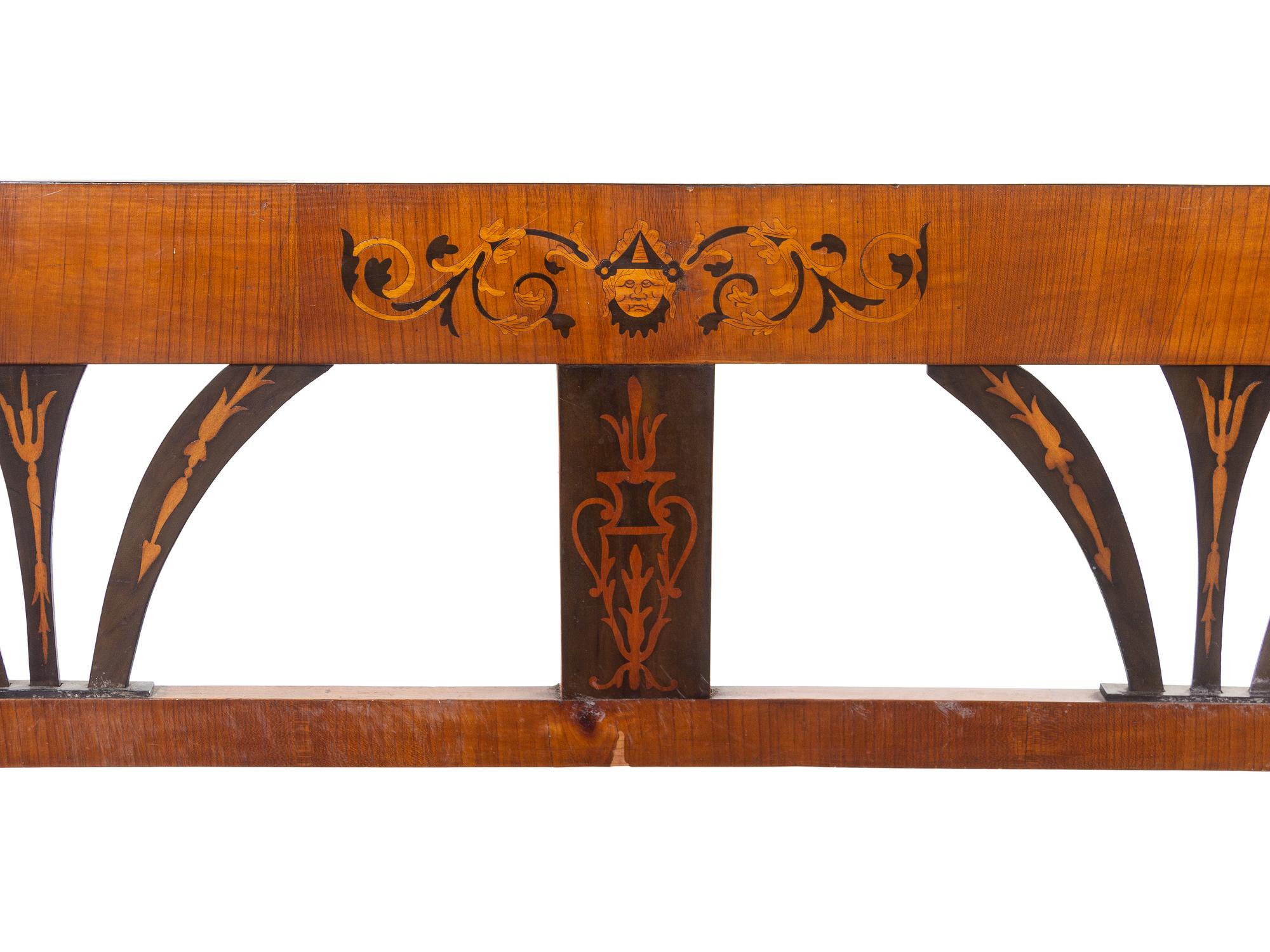 A Biedermeier Marquetry Settee